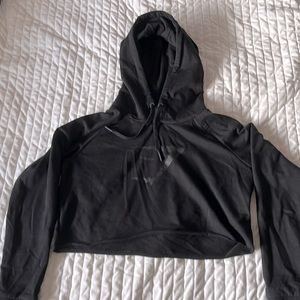 Gymshark cropped logo hoodie